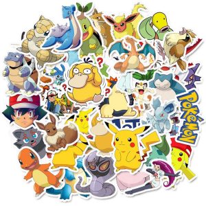 50 Stickers Pokémon