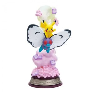 Figurine Pokémon Pikachu et Papilusion