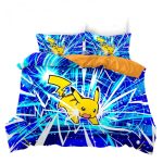 Housse de Couette Pokémon Pikachu Attaque Éclair