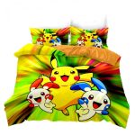 Housse de Couette Pokémon Pikachu Posipo Négapi
