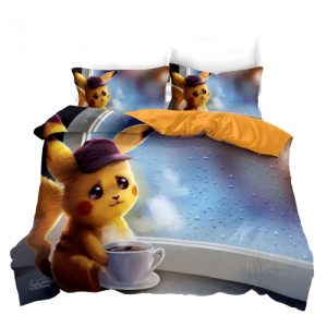 Housse de Couette Pokémon Pikachu Réaliste