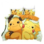 Housse de Couette Pokémon Raichu et Pikachu