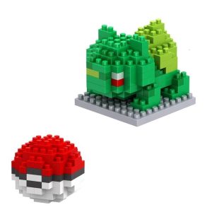 Blocs de Construction Pokémon Bulbizzare Et Pokéball