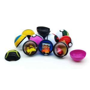 Lot de 12 Pokéballs avec figurines Pokémon