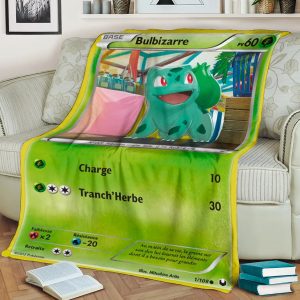 Plaid Carte Pokémon Bulbizarre