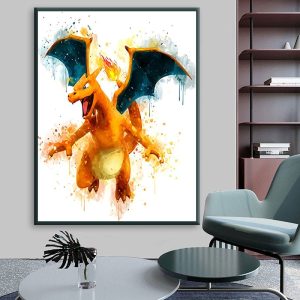 Poster Pokémon Dracaufeu