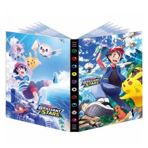 Range Carte Pokémon Sacha et Pikachu