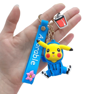 Porte-Clé Pikachu Kimono Bleu