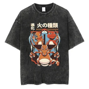 T Shirt Salamèche Evolution