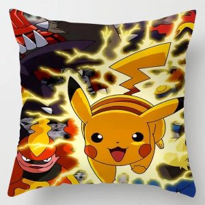 Coussin Pikachu Attaque Éclair