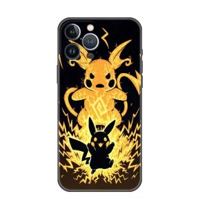 Coque iPhone Pikachu x Raichu