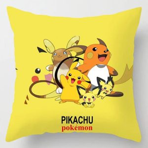Coussin Pokemon Pikachu Évolution
