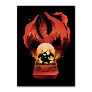 Poster Dracaufeu GameBoy