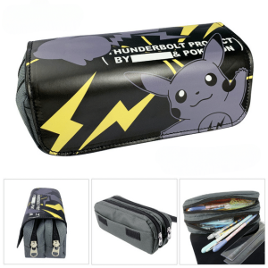 Trousse Pokémon Pikachu Noir