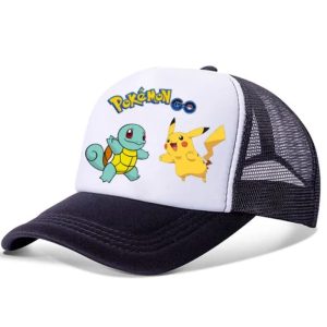 Casquette Pikachu et Carapuce